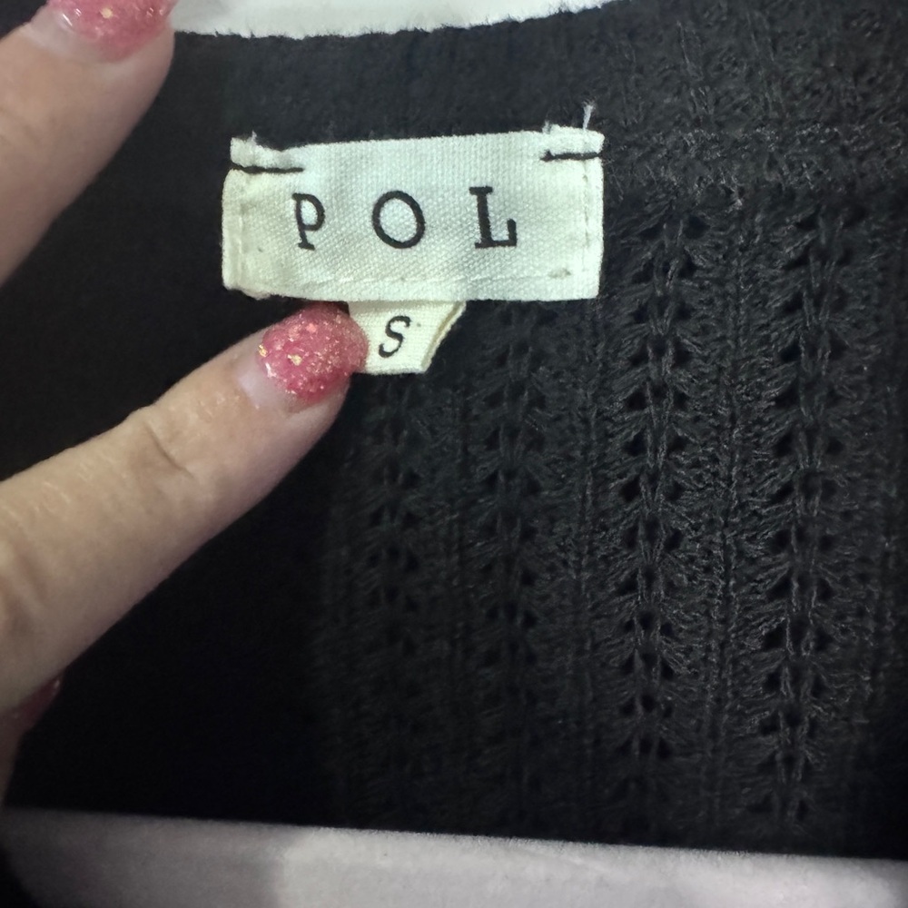 POL Orange Star Patchwork Thermal Hoodie - NWOT Size Small - Picture 2 of 5